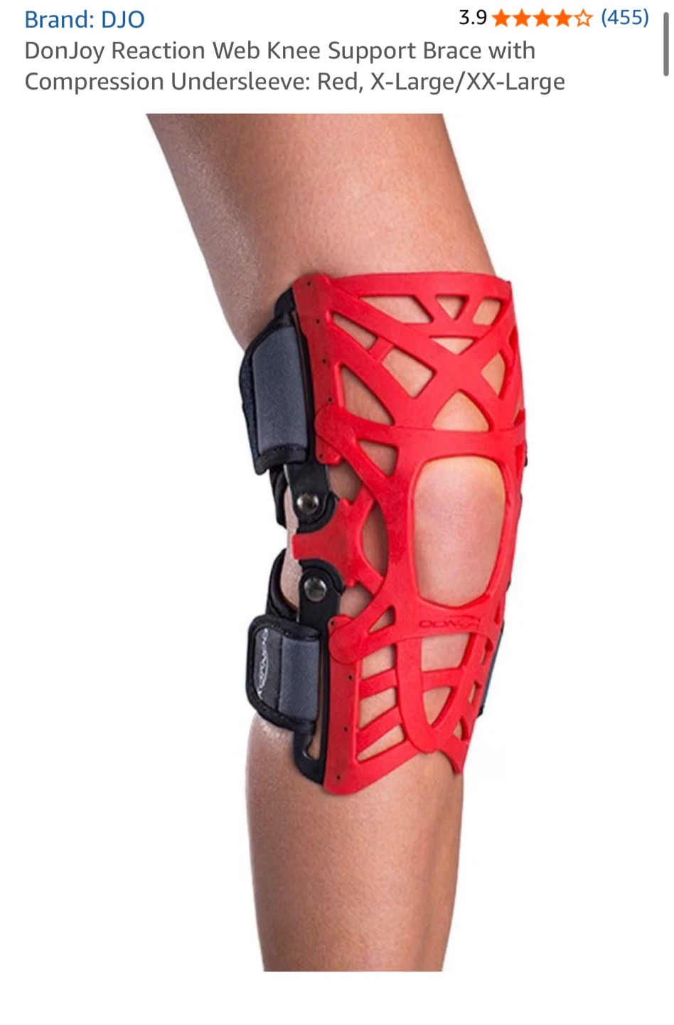 DonJoy Reaction Knee Brace - Red