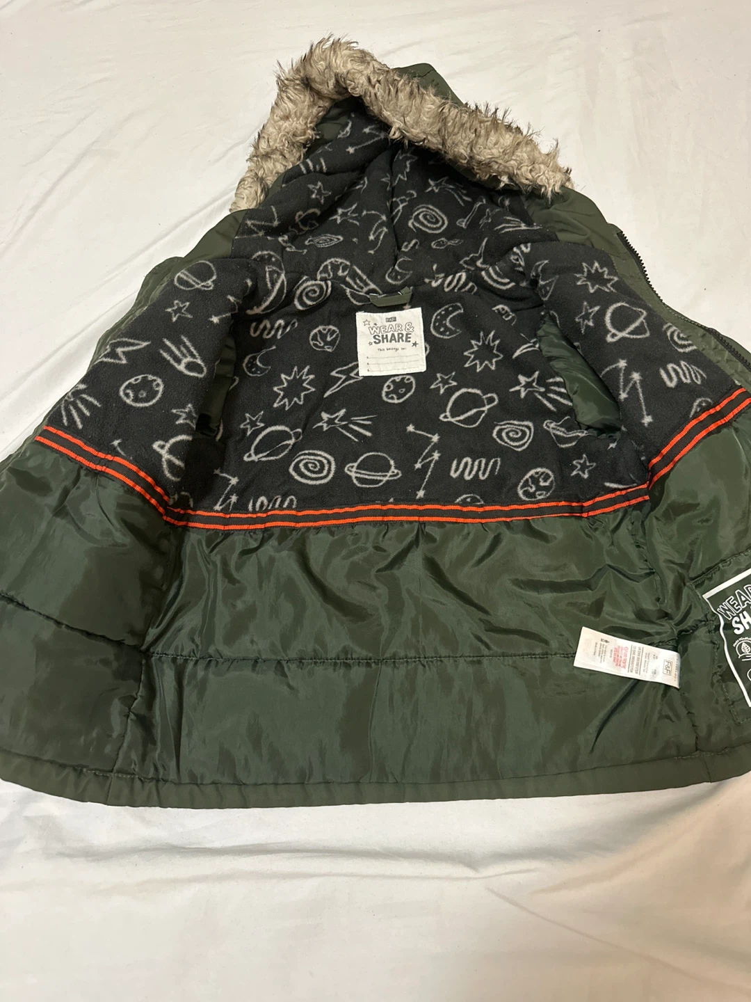 F&F Kids Green Parka Jacket - photo 3