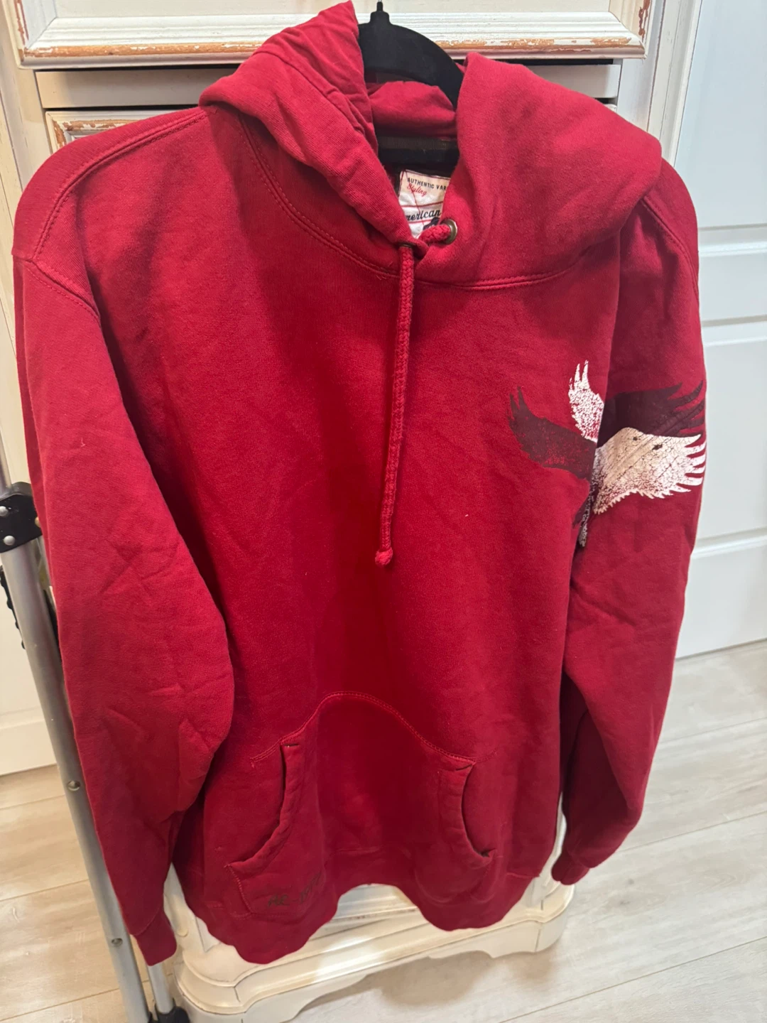 American Eagle Red Graphic Hoodie - photo 5