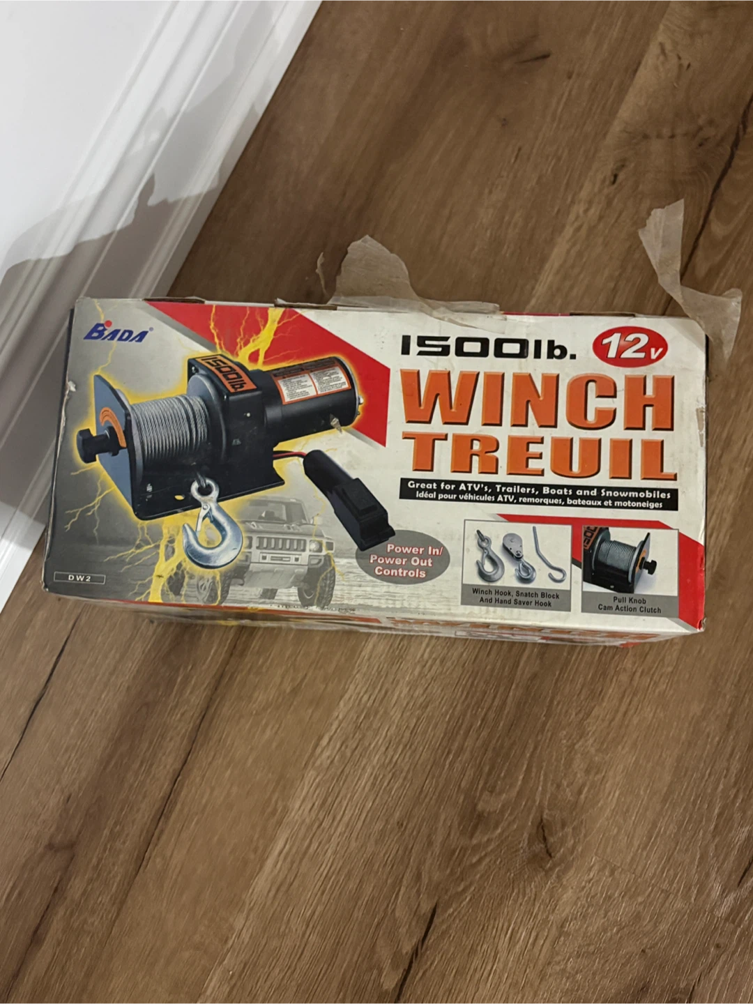 BADA 1500lb 12V Electric Winch
