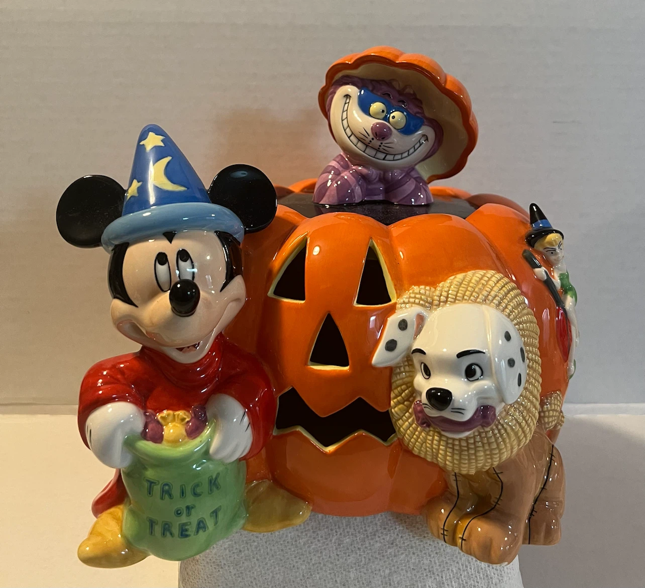 Vintage Disney Halloween Pumpkin Cookie Jar!!!!