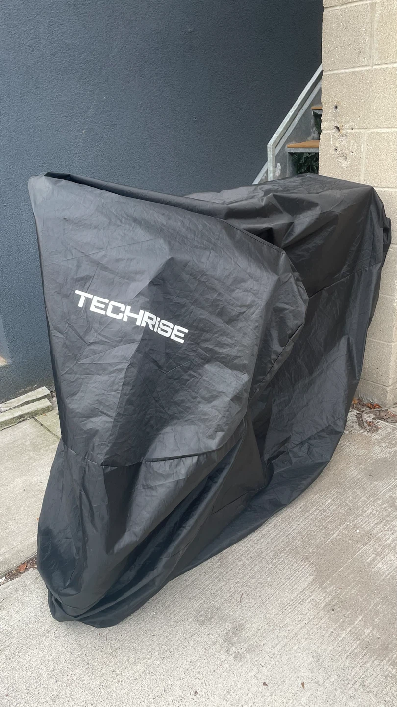 TECHRISE Black Motorcycle/Bicycle Cover
