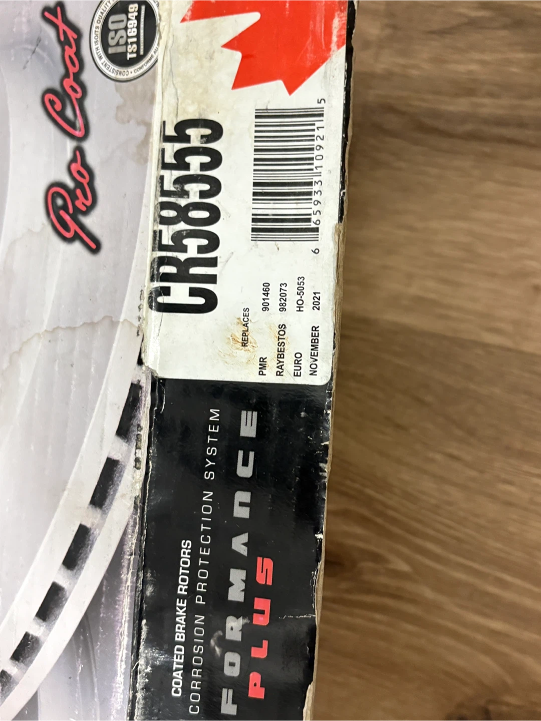 Performance Plus CR58555 Coated Brake Rotors Set - photo 3