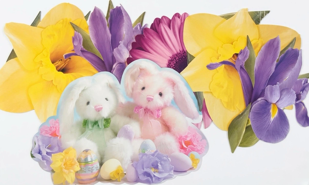 Bunnies, Butterflies and Flowers