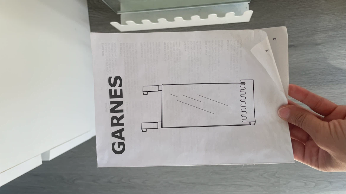 IKEA GARNES Over-the-Door Mirror with Hooks - photo 4