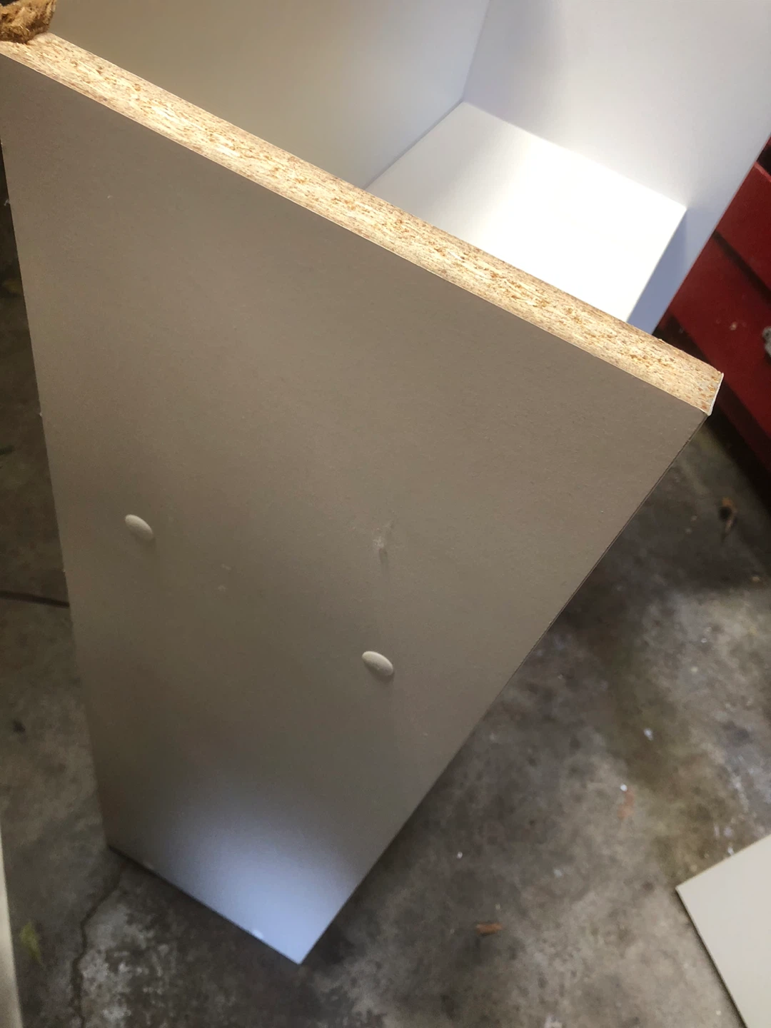 White Shelf Unit 9x20x30 inch - photo 2