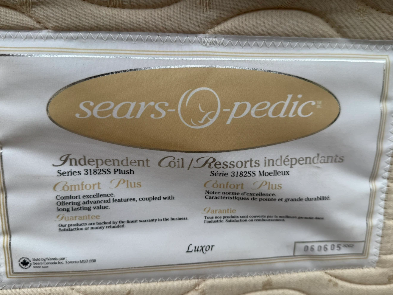 Sears-O-Pedic Queen mattress - photo 4