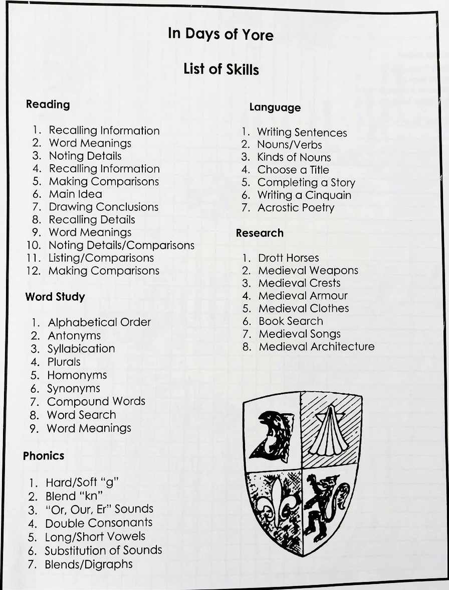 GR. 4: Medieval Times Thematic Unit - photo 2