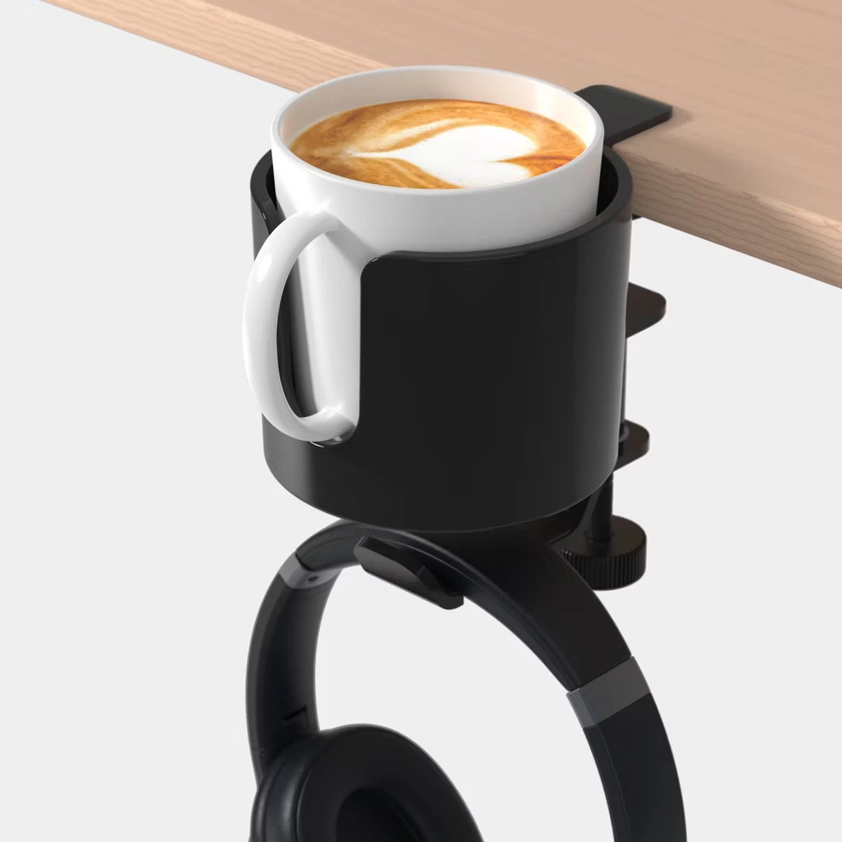 Heyday Desk Headphone Hanger with Coffee Cup Holder - photo 2