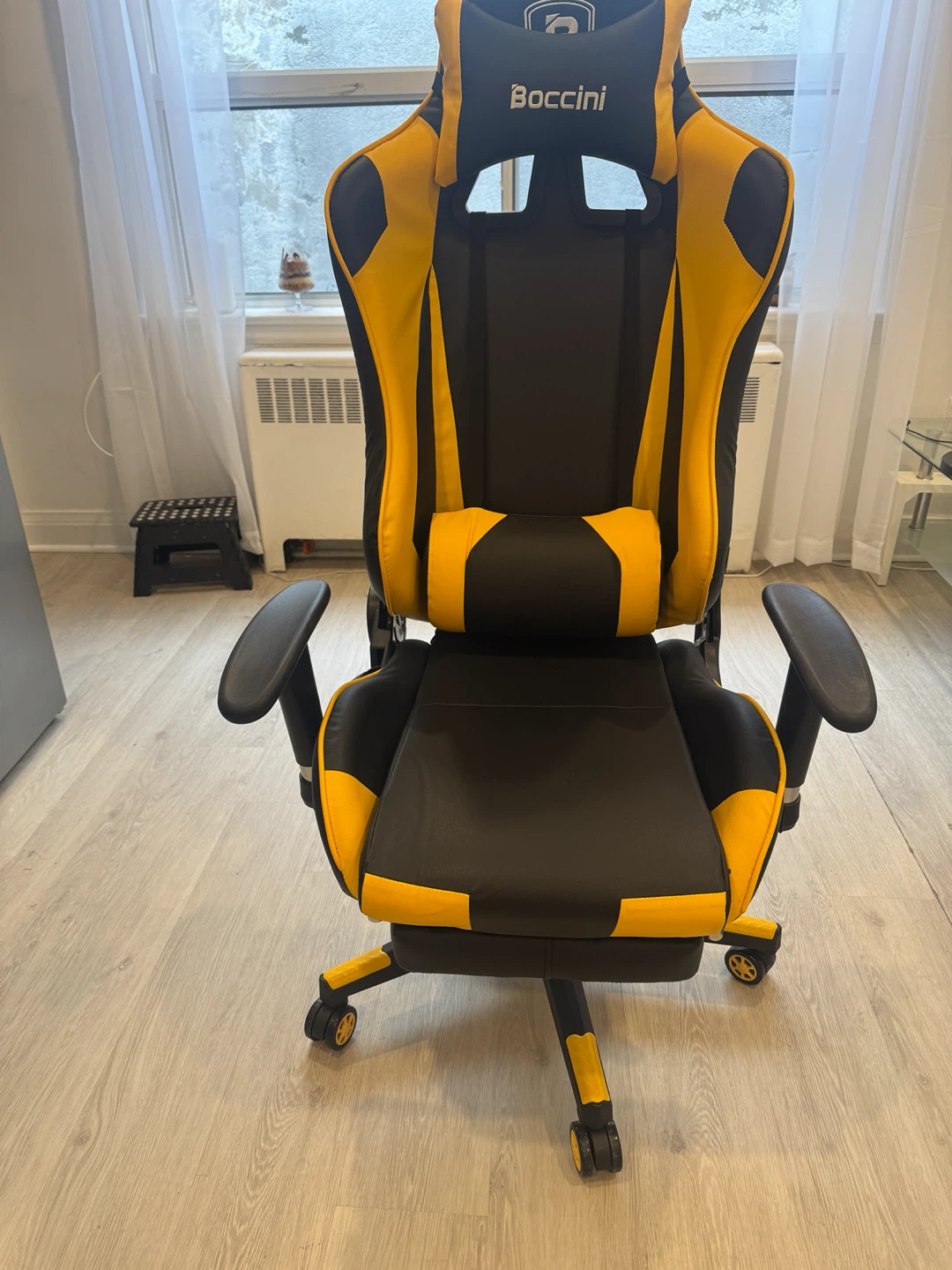 Bocini Gaming Chair - Black & Yellow - photo 4