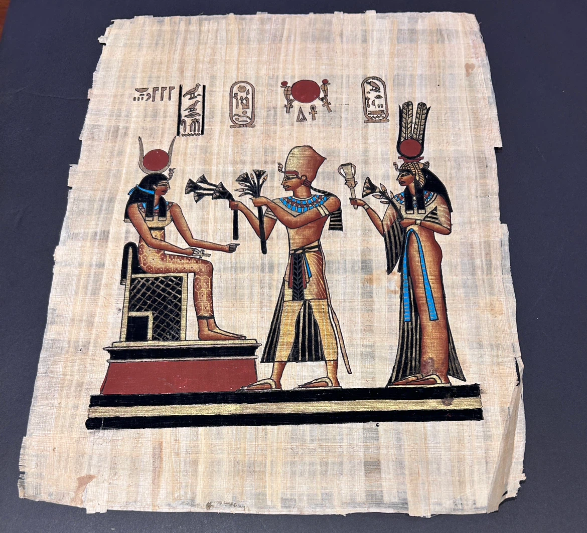 Egyptian Papyrus Art 17” by 13”