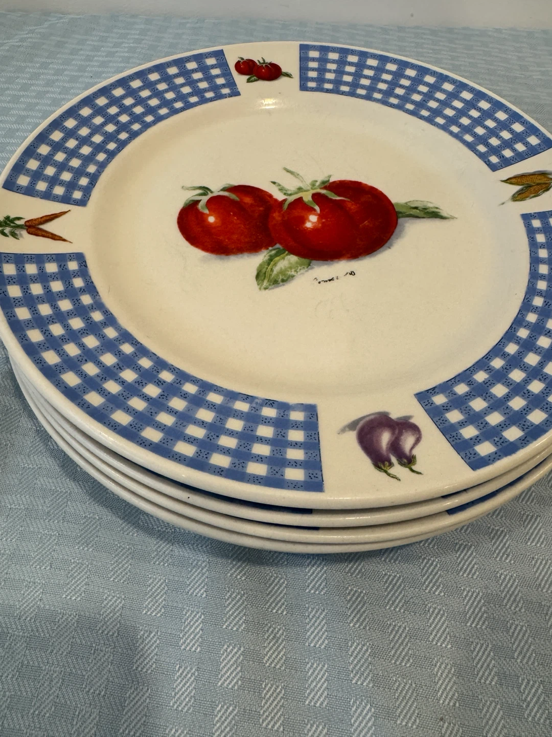 Set of 5 "La Cucina" Tomato Plates - photo 3