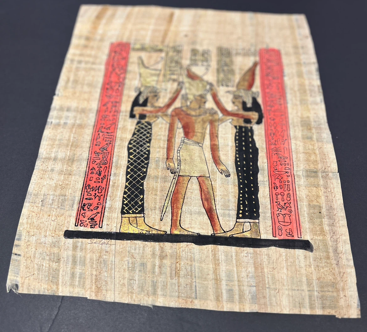 Egyptian Papyrus Art 17” by 13” - photo 2
