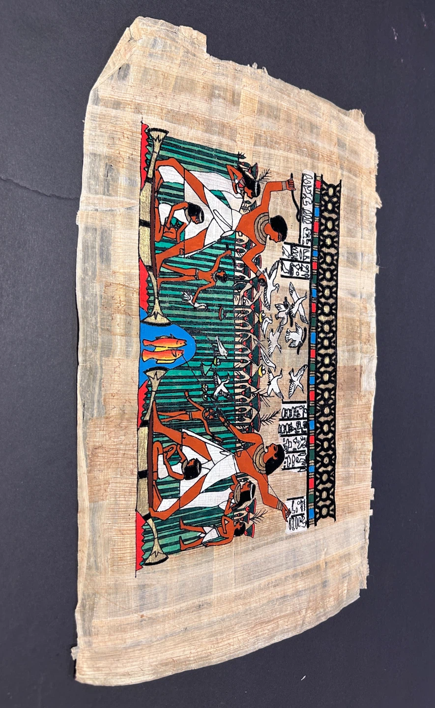Egyptian Papyrus Art 17” by 13” - photo 4