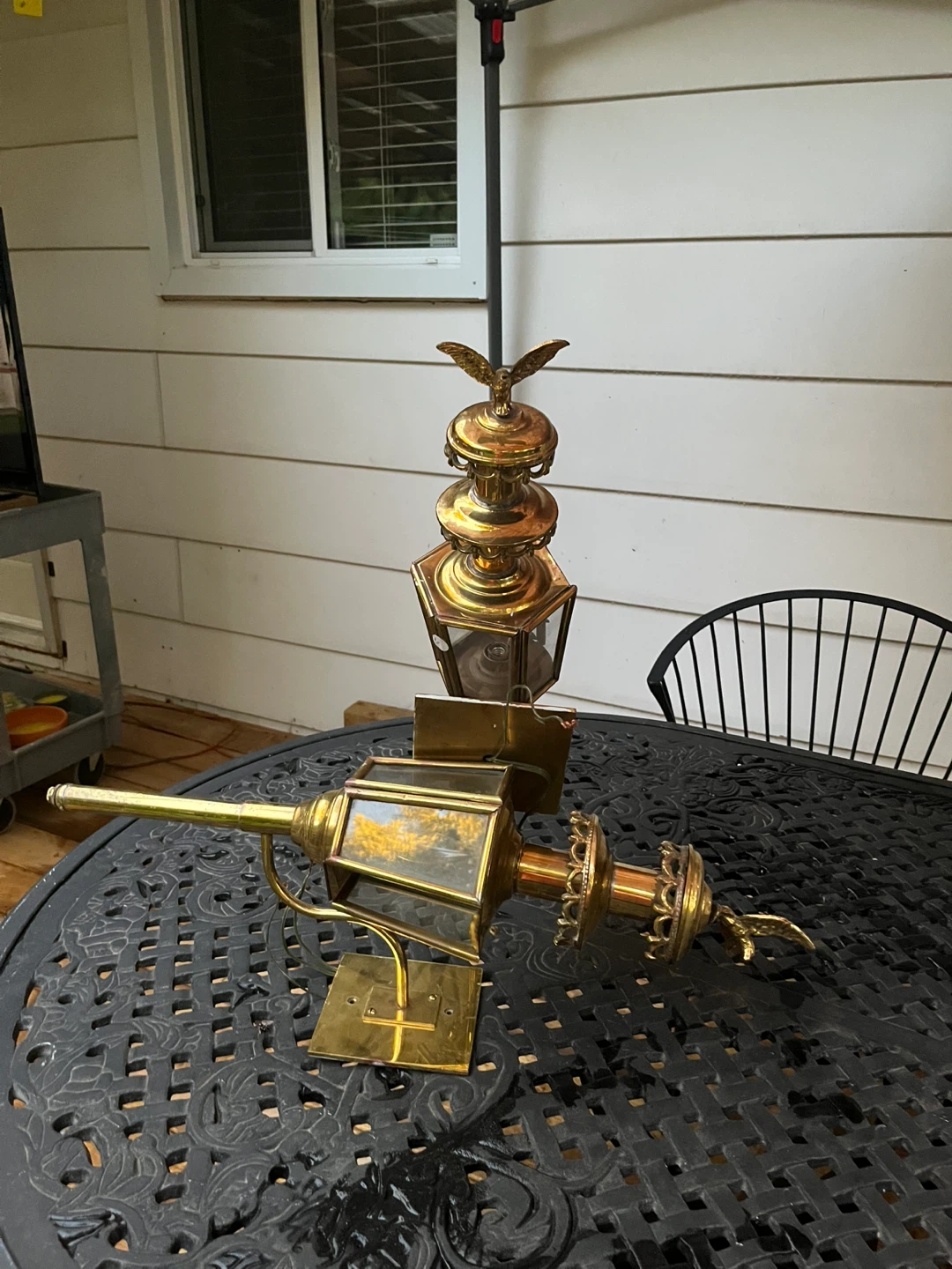 Vintage Brass Lanterns (Pair) - photo 3