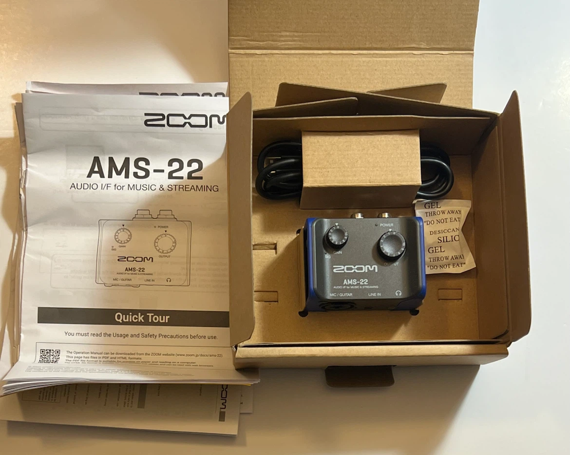 ZOOM AMS-22 Audio Interface for Music & Streaming - photo 2