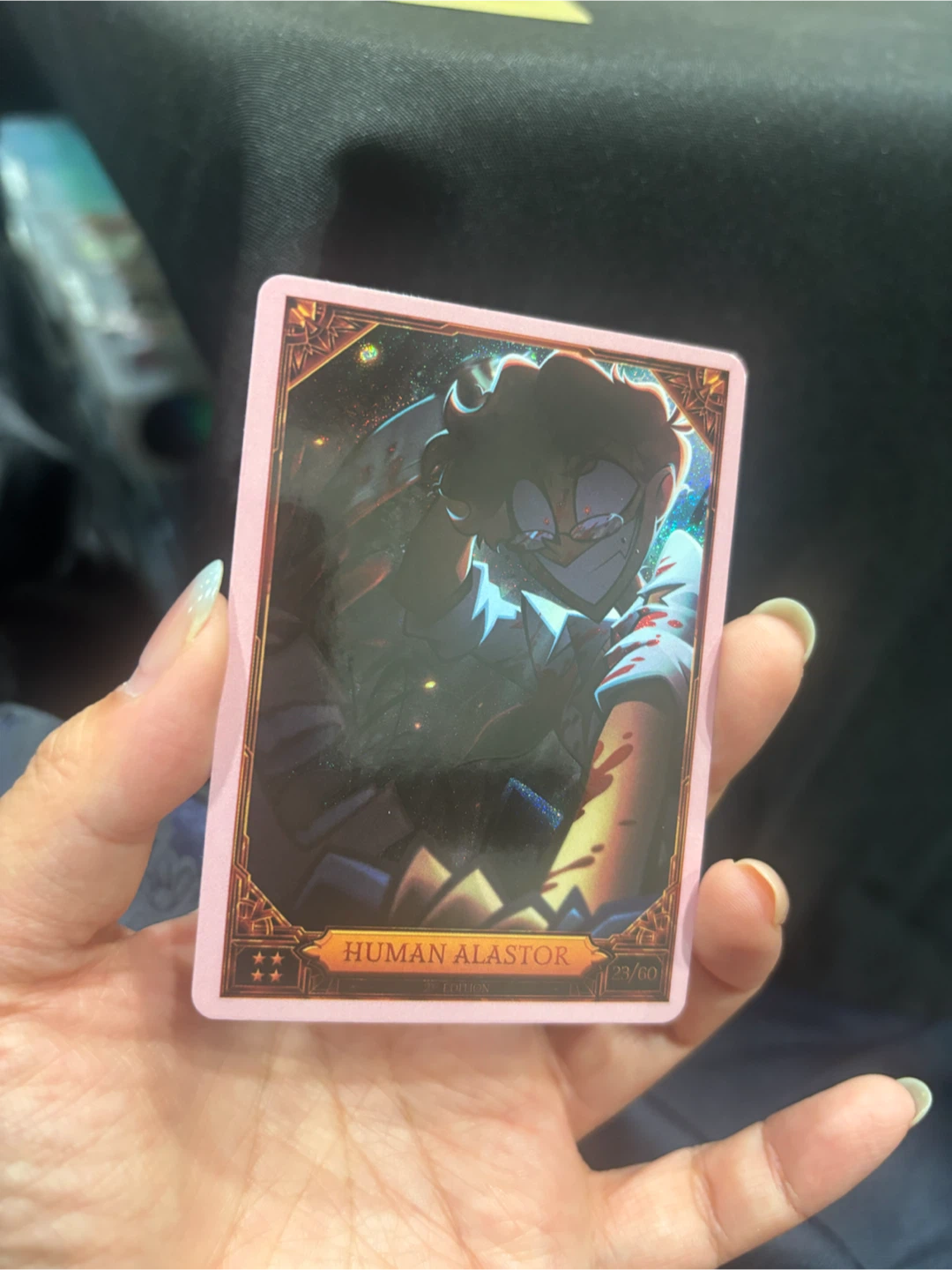 Human Alastor Hazbin Hotel Trading Card