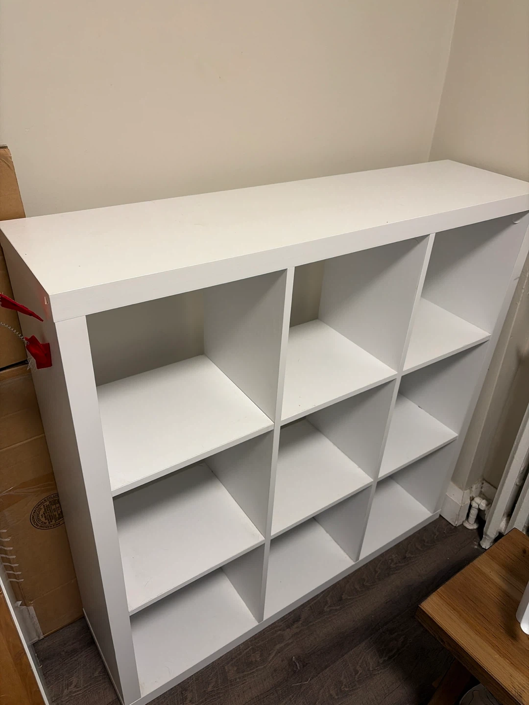 White 12-Cube Storage Unit