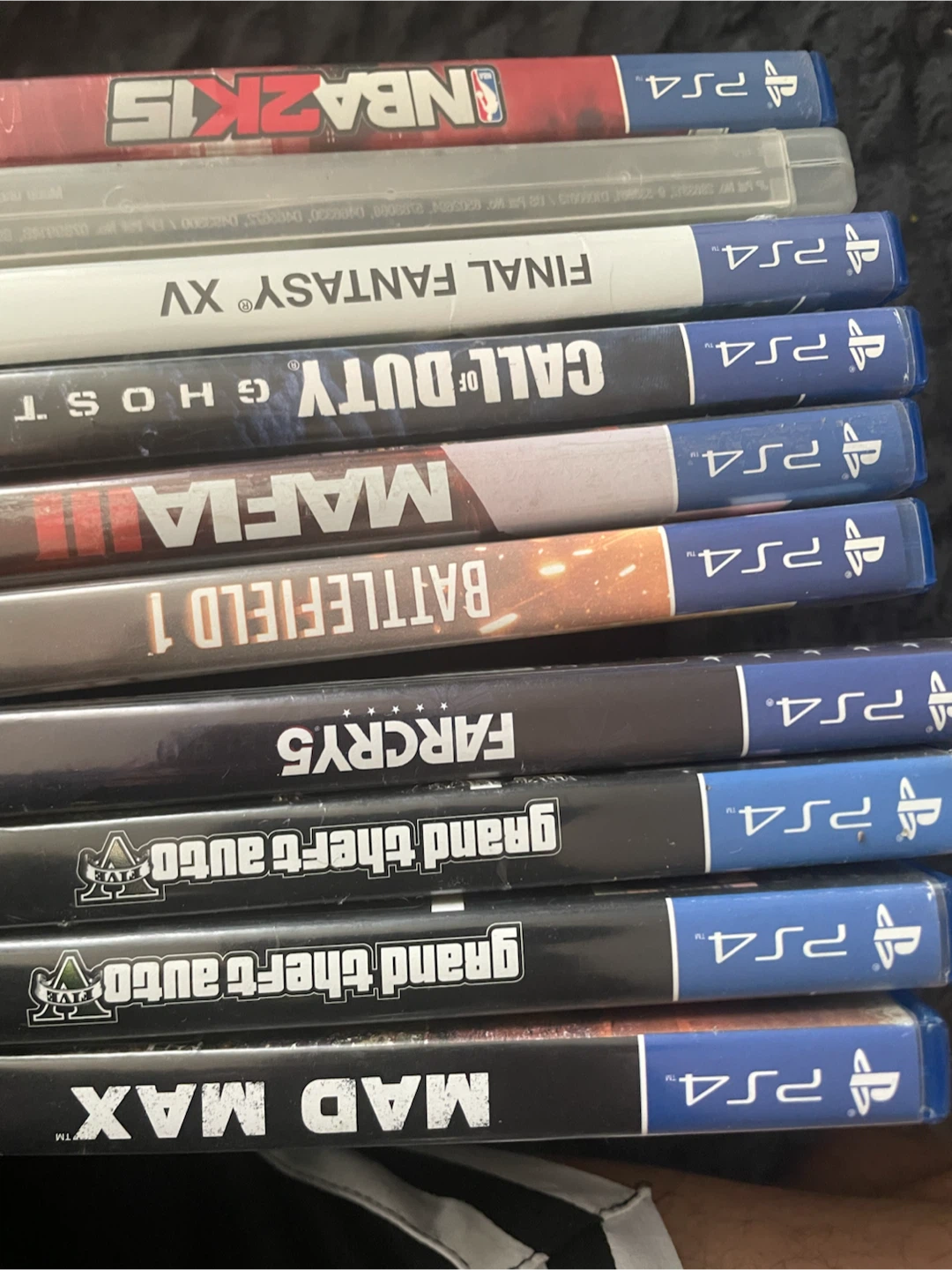 PS4 Video Game Bundle - Call of Duty, GTA V, NBA 2K15 & More