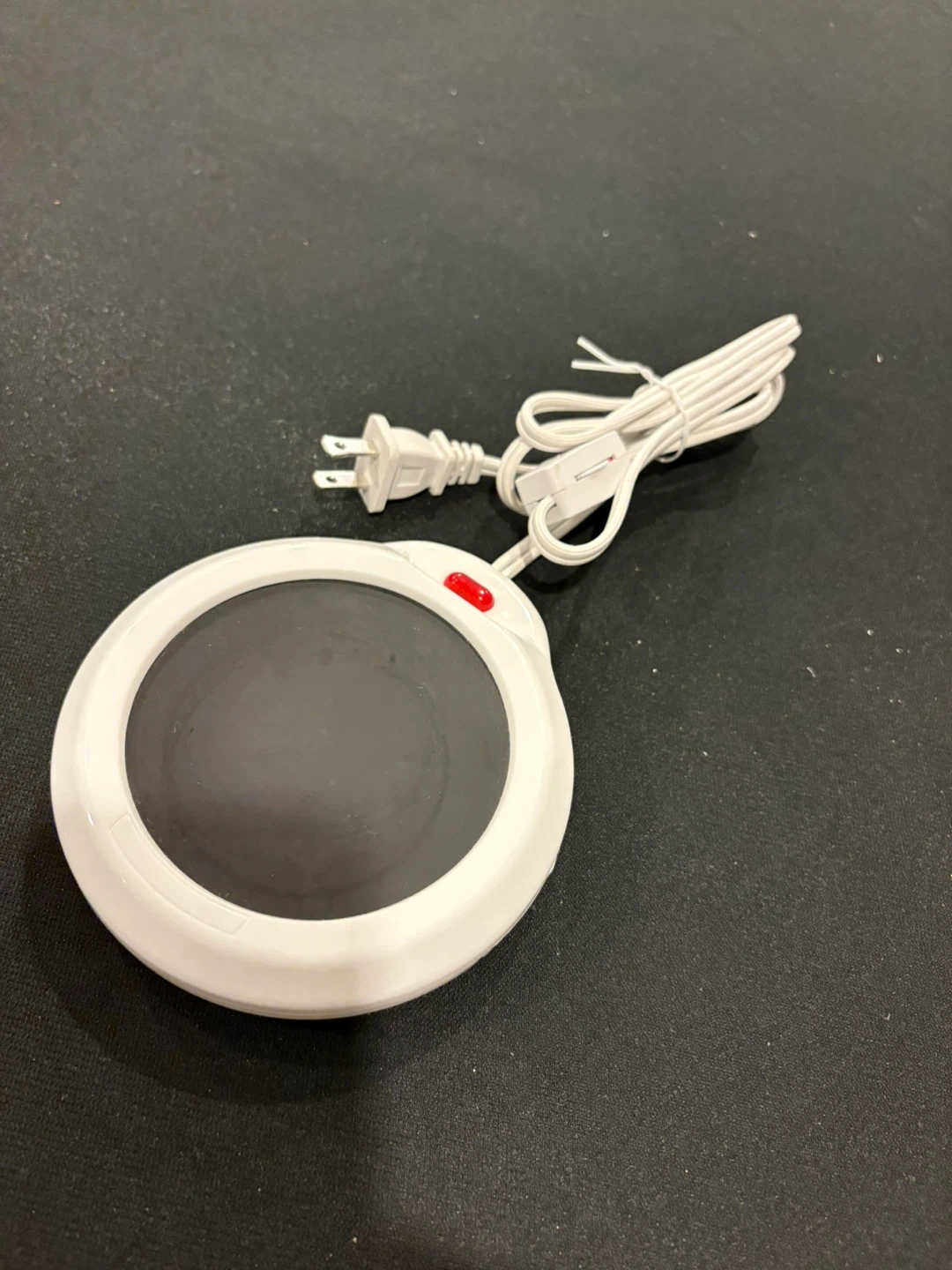 White Mug Warmer with Power Cord