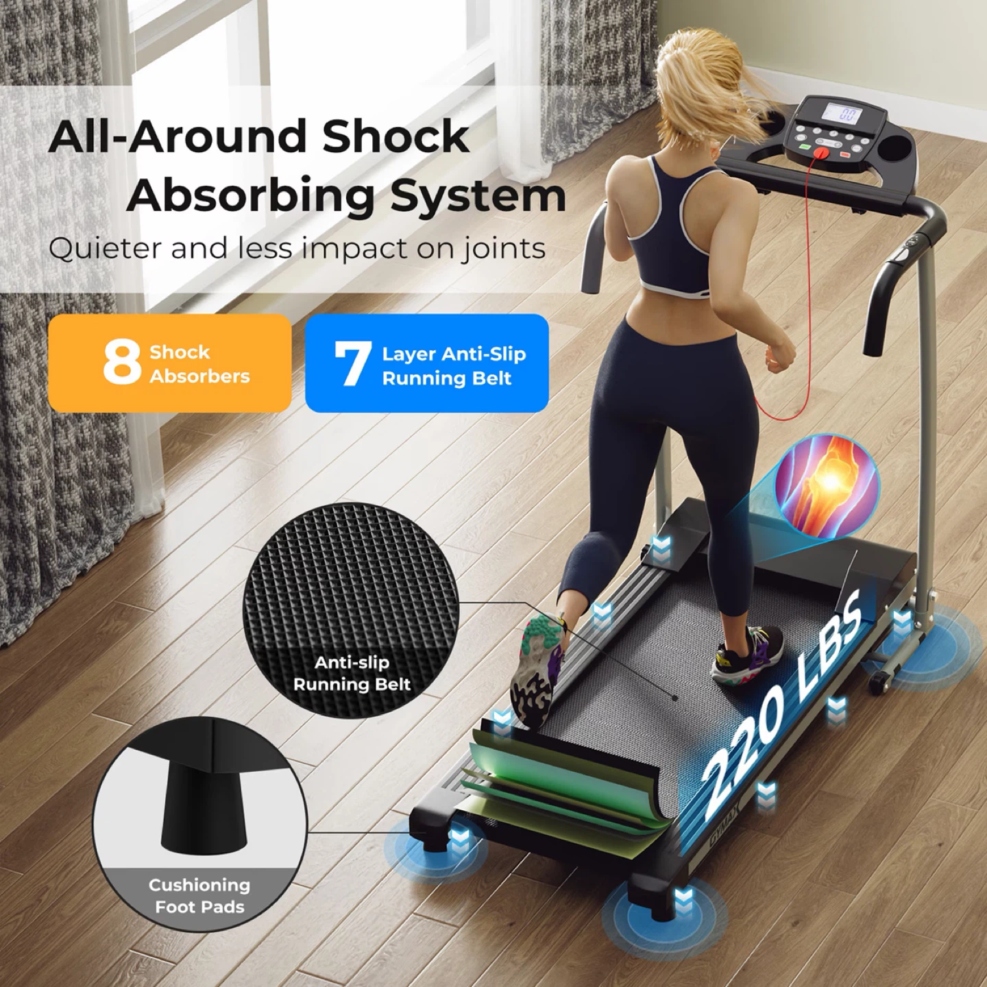 GYMAX Folding Treadmill - Brand New - photo 4