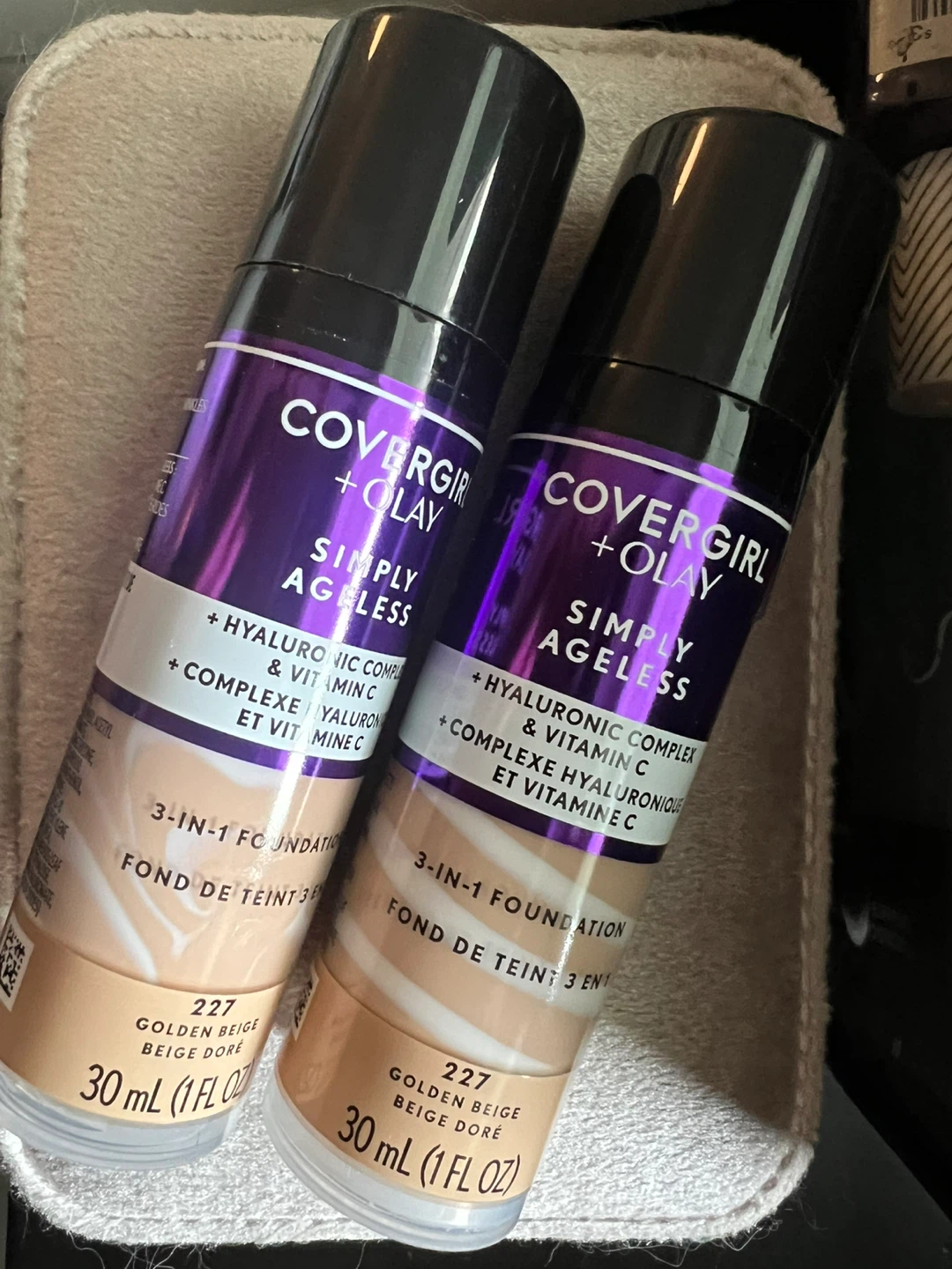 Covergirl + Olay foundation in shade golden beige - TWO FOR $20