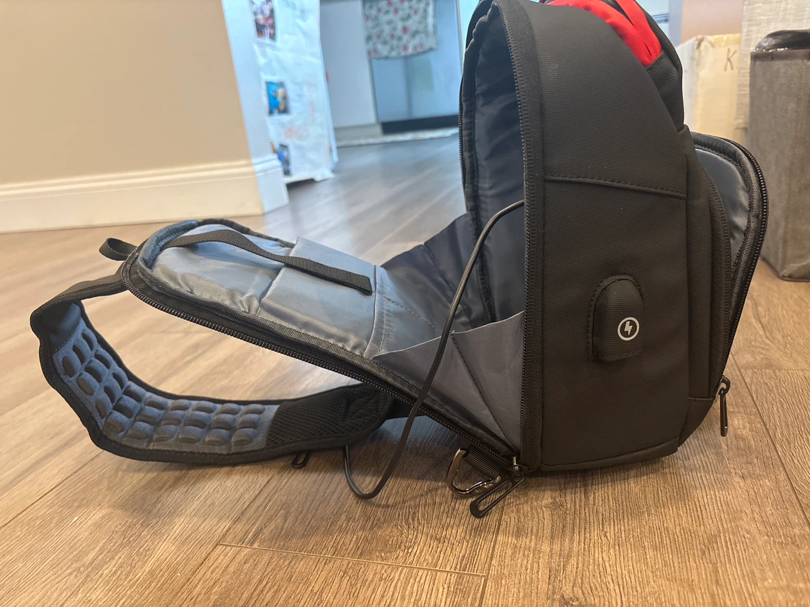 Black Sling Backpack - photo 2