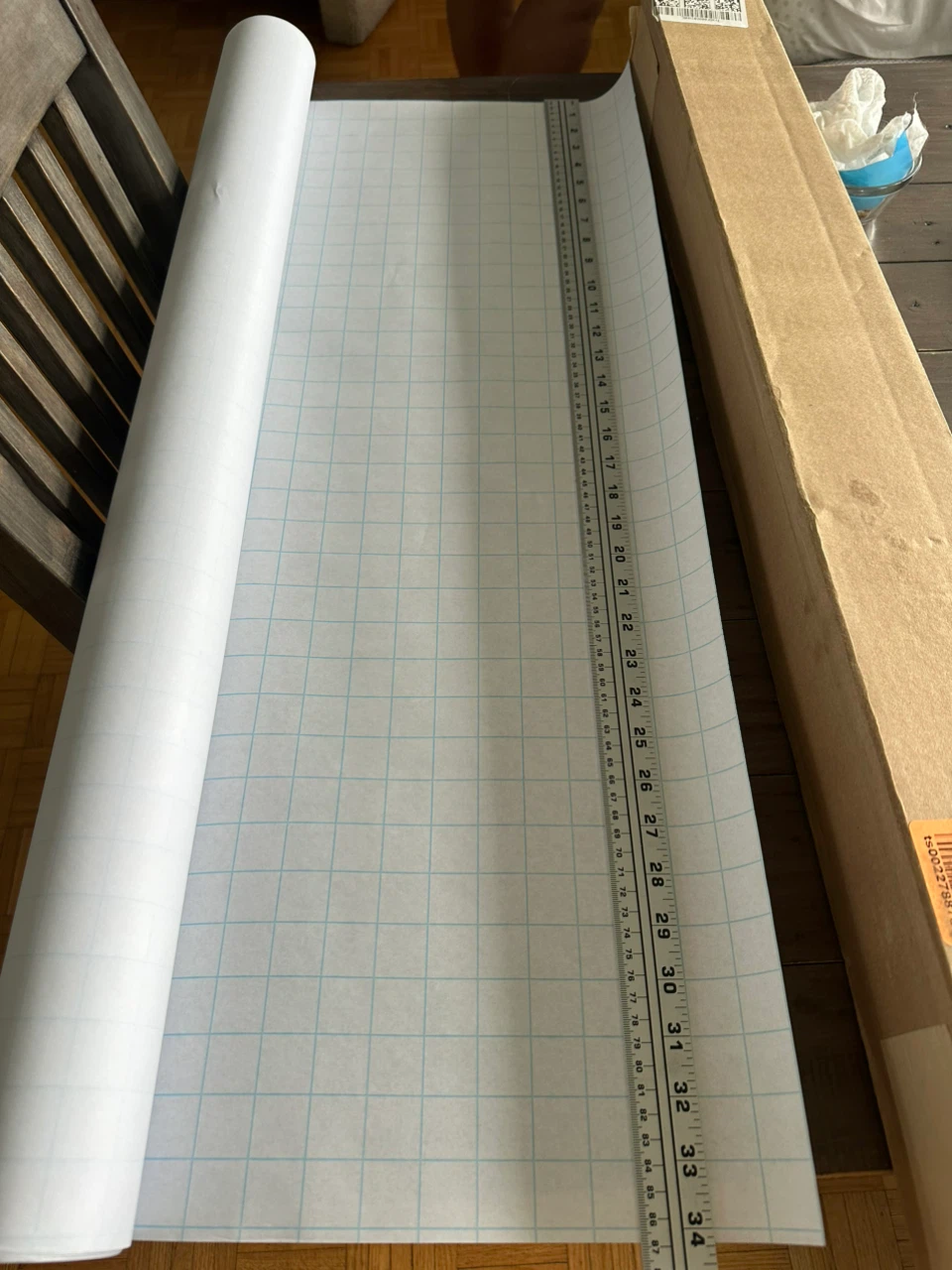 Grid Paper Roll 34” long - photo 3