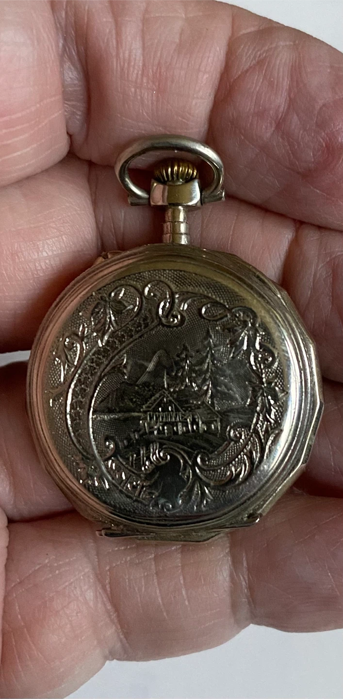 Argentan small Swiss pocket watch - photo 3