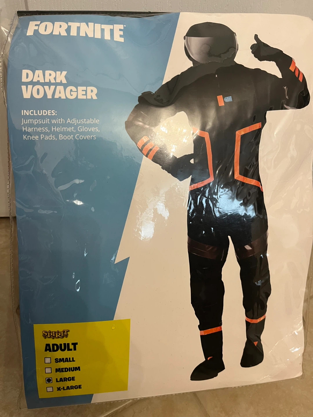 Spirit Halloween Fortnite Dark Voyager Adult Costume Large - photo 2