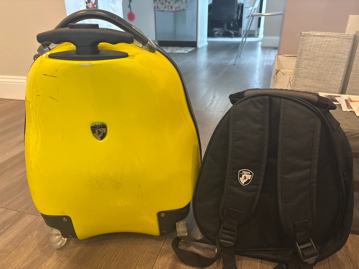 Heys Kids Luggage Set - Yellow Parrot Carry-On and - photo 2