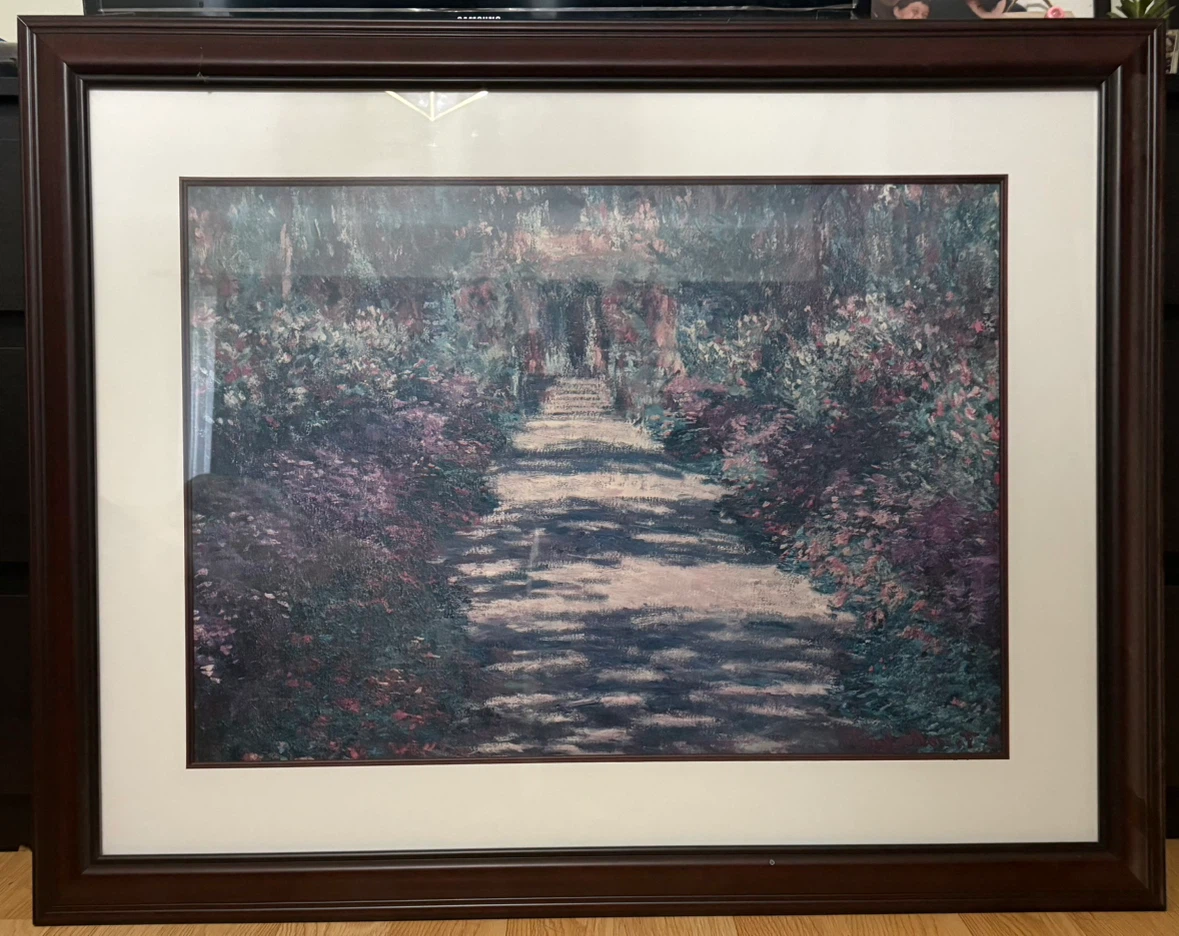 Framed Art Print - Garden Path