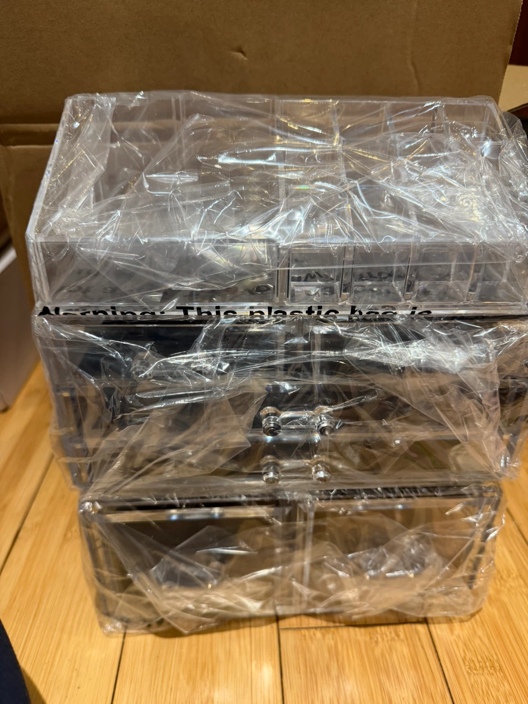 Clear Acrylic Makeup Organizer with Drawers