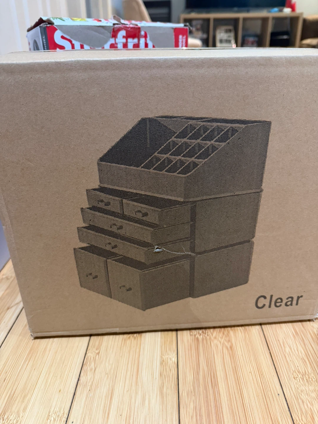 Clear Acrylic Makeup Organizer with Drawers - photo 2