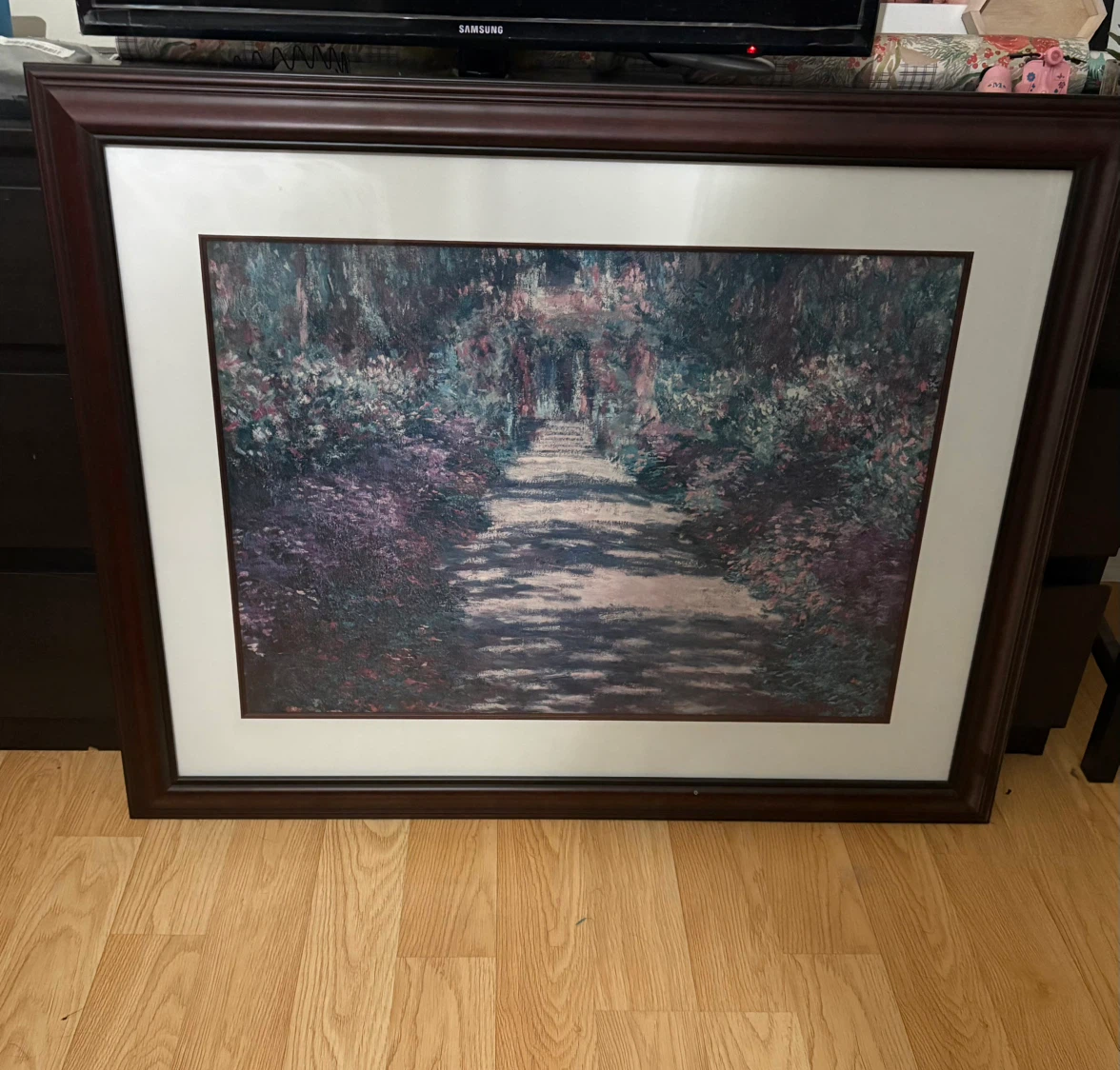 Framed Art Print - Garden Path - photo 2