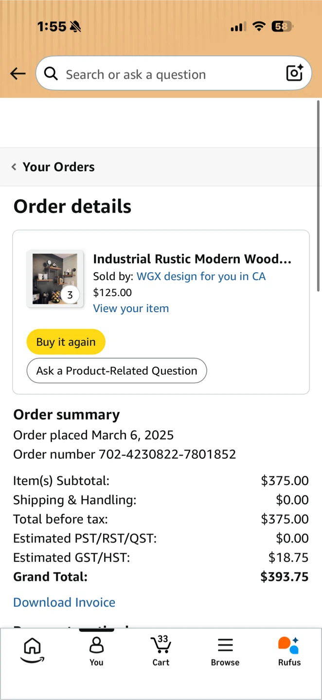 Industrial Rustic Pipe shelves - photo 4