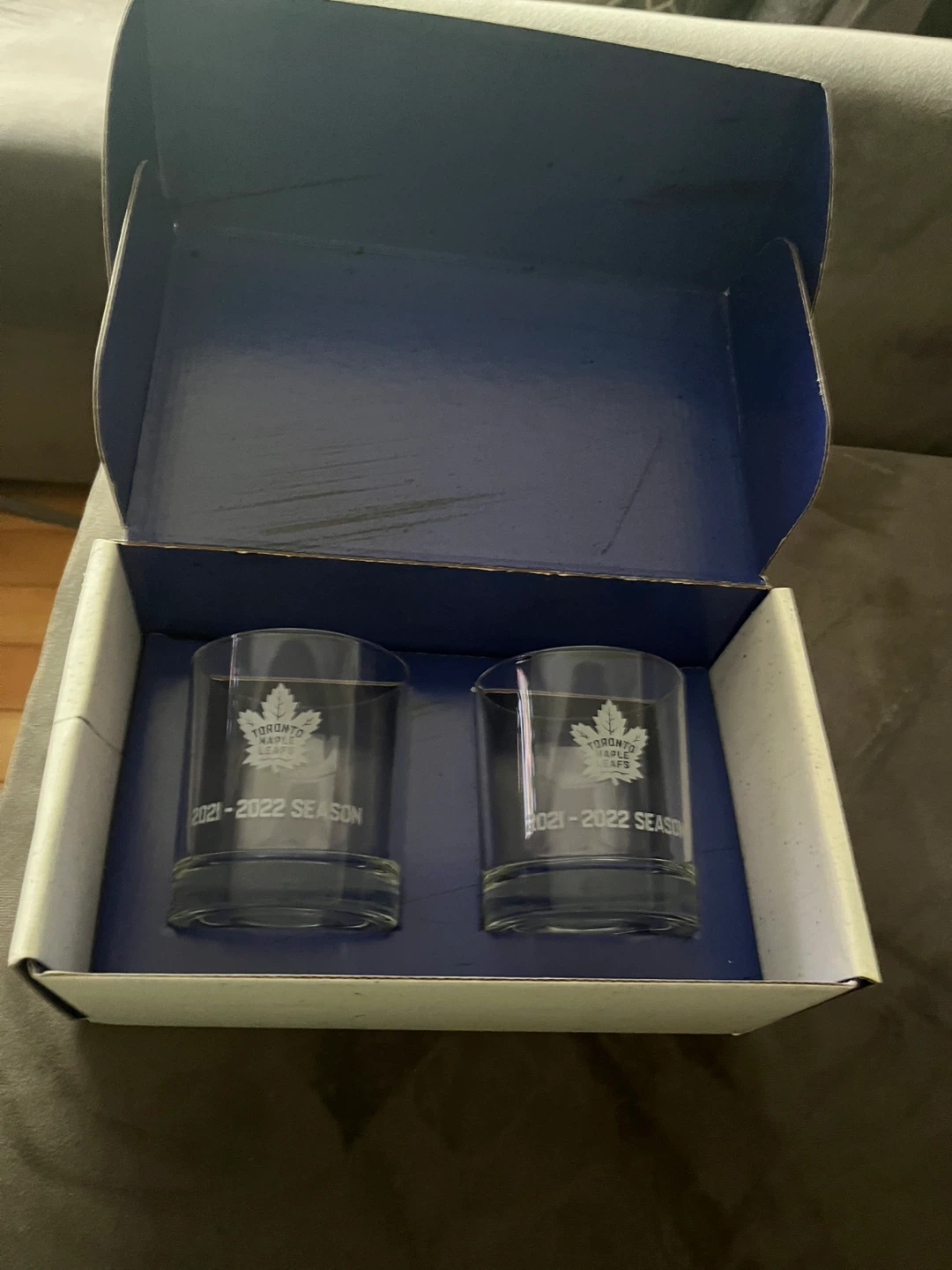 Toronto Maple Leafs 2021-2022 Season Glasses (Set of 2)