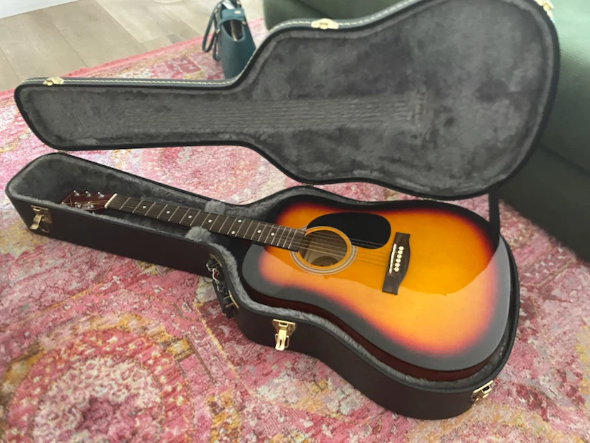 Galveston Acoustic Guitar with Case