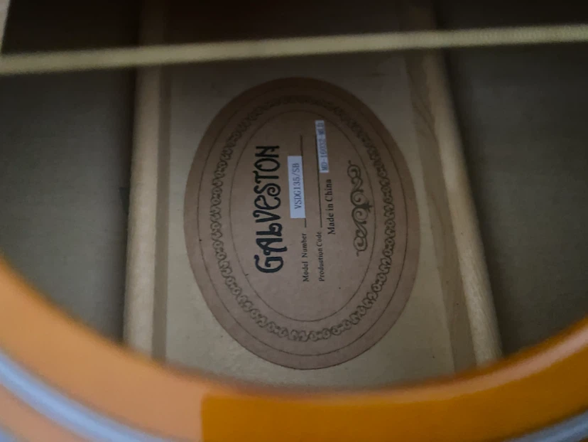 Galveston Acoustic Guitar with Case - photo 2