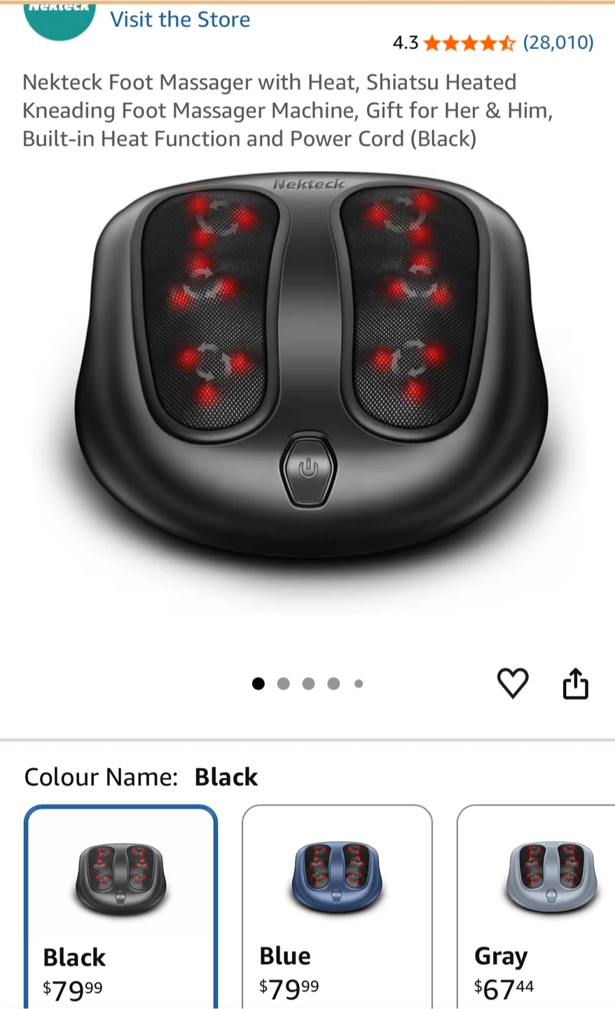 Nektech Foot Massager with Heat - photo 5