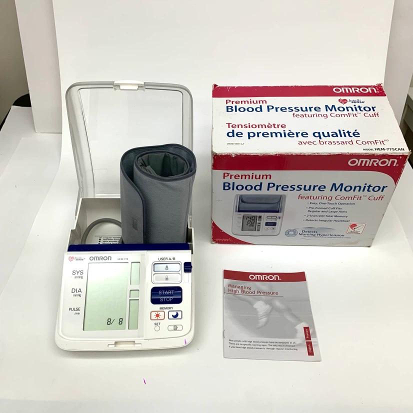 Digital Blood Pressure Monitor Cuff Omron HEM-775CAN