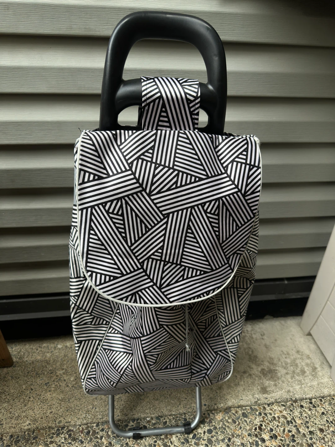 Shopping Trolley Bag - Geometric Print