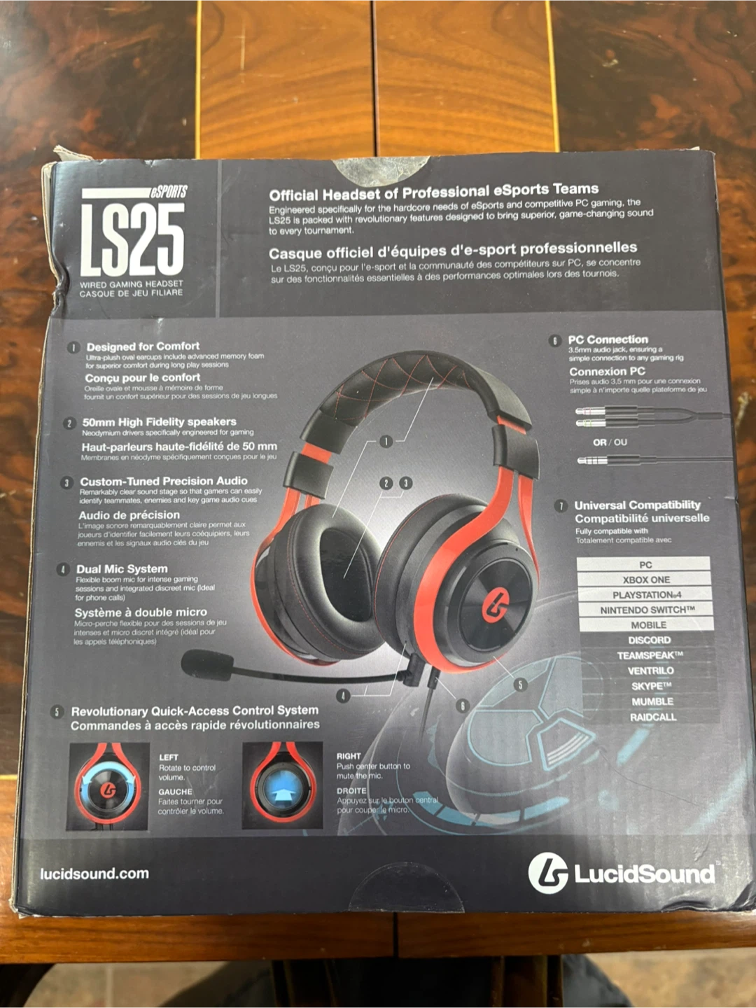 LucidSound LS25 Wired Gaming Headset Tournament Edition - photo 3