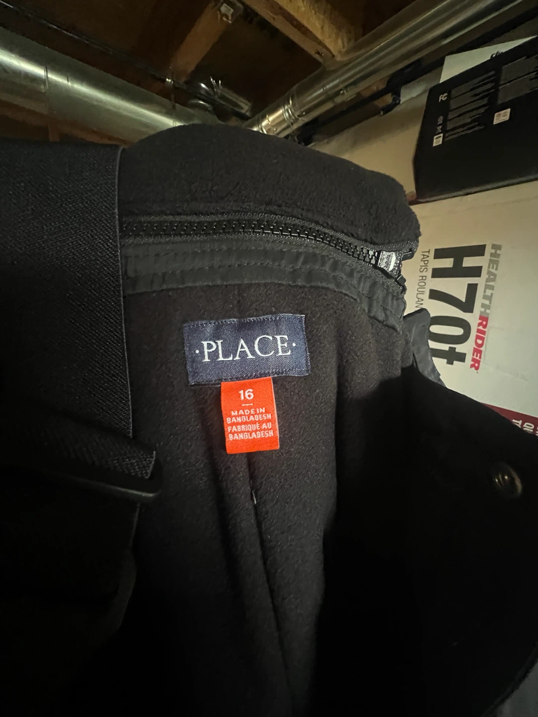 The Place Kids Black Snow Bib Pants Size 16 - photo 3