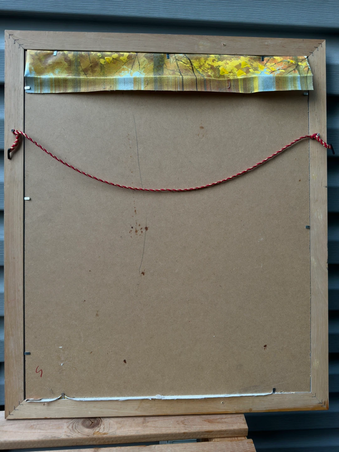 Framed Autumn Birch Forest Painting - photo 2