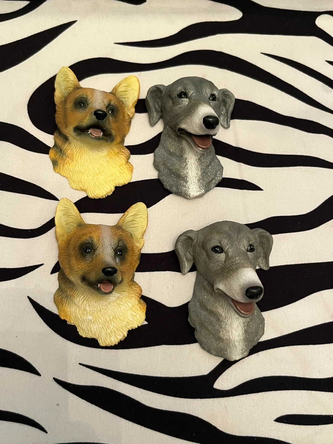 🐶 🐕 Set of 4 Dog Magnets 🐕 🐶