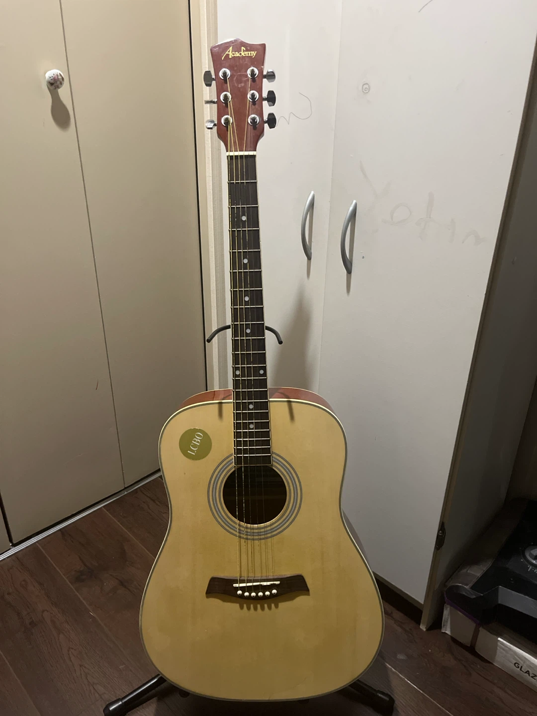 Academy Acoustic Guitar with Stand