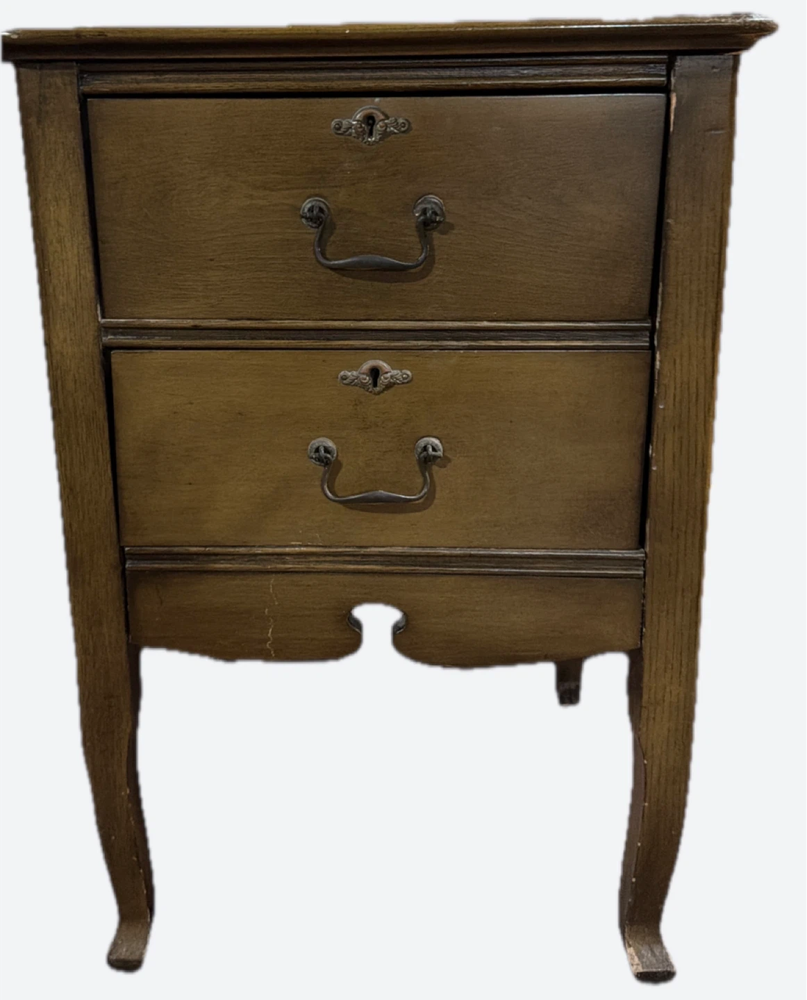 Antique Wooden Side Table Nightstand