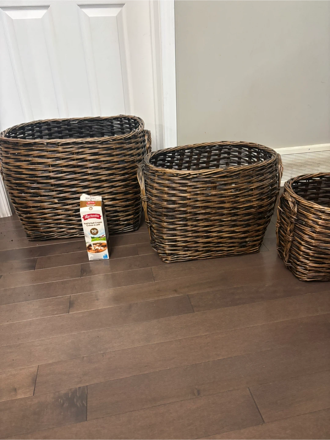 Wicker Storage Baskets (Set of 3) $28 for set - photo 2