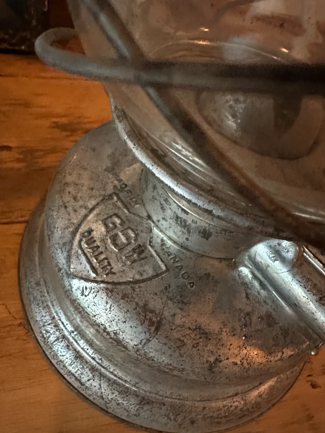 VINTAGE GSW BEACON ANTIQUE KEROSINE LANTERN DECOR DISPLAY - photo 4